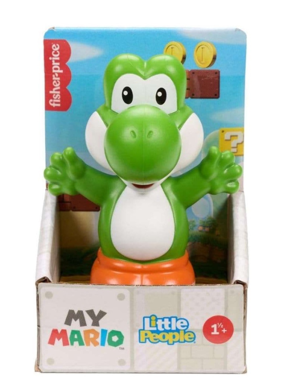 New Fisher-Price Little People Yoshi Figure My Mario Bros Super Nintendo Dino